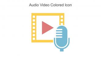 Audio Video Colored Icon In Powerpoint Pptx Png And Editable Eps Format