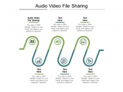 Audio video file sharing ppt powerpoint presentation ideas themes cpb