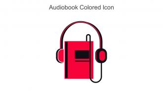Audiobook Colored Icon In Powerpoint Pptx Png And Editable Eps Format