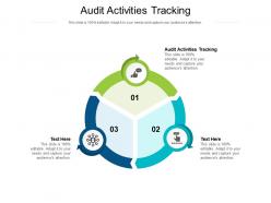 Audit activities tracking ppt powerpoint presentation file professional cpb