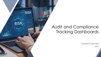 Audit And Compliance Tracking Dashboards PPT Example AT