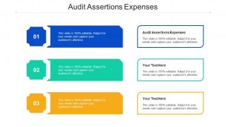 Audit Assertions Expenses Ppt Powerpoint Presentation Pictures Brochure Cpb