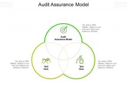 Audit assurance model ppt powerpoint presentation portfolio summary cpb