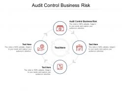 Audit control business risk ppt powerpoint presentation infographic template skills cpb