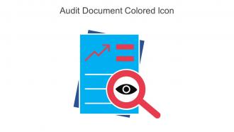 Audit Document Colored Icon In Powerpoint Pptx Png And Editable Eps Format