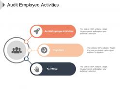 Audit employee activities ppt powerpoint presentation file picture cpb