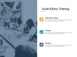 Audit ethics training ppt powerpoint presentation summary examples cpb