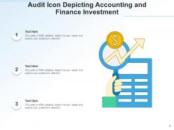 Audit Icon Finance Investment Revenues Document Verification Opportunity