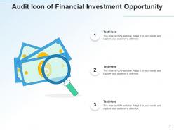 Audit Icon Finance Investment Revenues Document Verification Opportunity