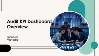 Audit KPI Dashboard Overview PPT Information AT