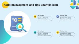 Audit Management And Risk Analysis Icon