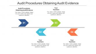 Audit procedures obtaining audit evidence ppt powerpoint presentation outline styles cpb