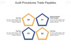 Audit procedures trade payables ppt powerpoint presentation gallery example file cpb