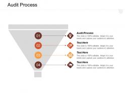 Audit process ppt powerpoint presentation layouts example file cpb