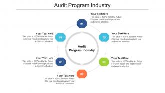 Audit program industry ppt powerpoint presentation infographic template diagrams cpb