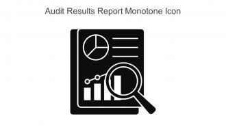 Audit Results Report Monotone Icon In Powerpoint Pptx Png And Editable Eps Format
