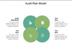 Audit risk model ppt powerpoint presentation infographics objects cpb