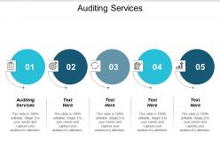 Audit services ppt powerpoint presentation gallery brochure cpb