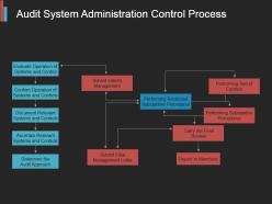 Audit system administration control process sample of ppt