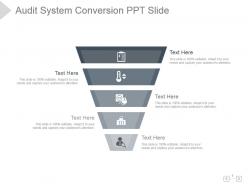 Audit System Conversion Ppt Slide