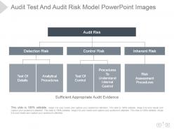 Audit test and audit risk model powerpoint images