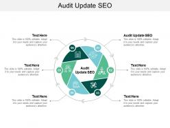 Audit update seo ppt powerpoint presentation slides template cpb
