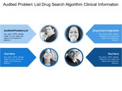 Audited Problem List Drug Search Algorithm Clinical Information