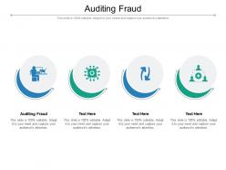 Auditing fraud ppt powerpoint presentation slides graphics cpb
