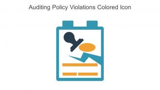 Auditing Policy Violations Colored Icon In Powerpoint Pptx Png And Editable Eps Format
