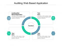 Auditing web based application ppt powerpoint presentation ideas format cpb