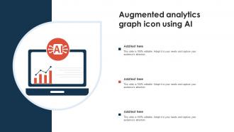 Augmented Analytics Graph Icon Using AI