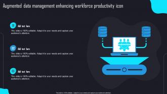 Augmented Data Management Enhancing Workforce Productivity Icon