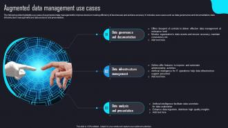 Augmented Data Management Use Cases