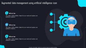 Augmented Data Management Using Artificial Intelligence Icon