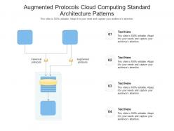 Augmented protocols cloud computing standard architecture patterns ppt presentation diagram