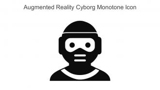 Augmented Reality Cyborg Monotone Icon In Powerpoint Pptx Png And Editable Eps Format