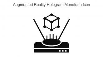 Augmented Reality Hologram Monotone Icon In Powerpoint Pptx Png And Editable Eps Format