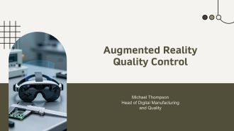 Augmented Reality Quality Control PPT Structure VA
