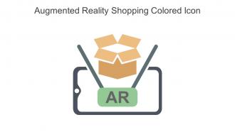 Augmented Reality Shopping Colored Icon In Powerpoint Pptx Png And Editable Eps Format