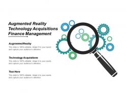 Augmented reality technology acquisitions finance management finance technology cpb