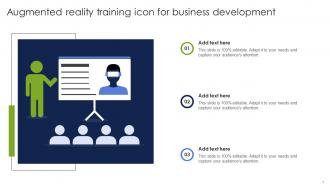 Augmented Reality Training Icon For Business Development