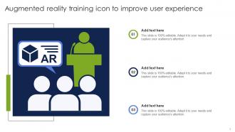 Augmented Reality Training Icon To Improve User Experience