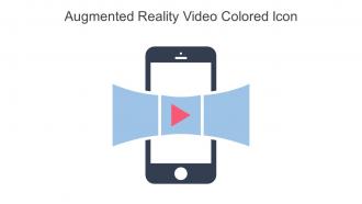 Augmented Reality Video Colored Icon In Powerpoint Pptx Png And Editable Eps Format