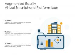 Augmented reality virtual smartphone platform icon