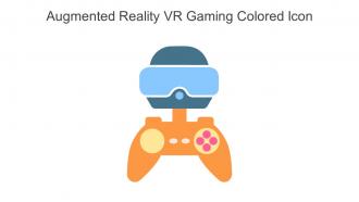 Augmented Reality VR Gaming Colored Icon In Powerpoint Pptx Png And Editable Eps Format