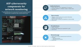 AUP Cybersecurity Components For Network Monitoring