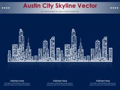 Austin City Skyline Vector Powerpoint Presentation Ppt Template