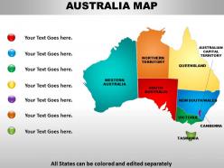 Australia continents powerpoint maps with act territory