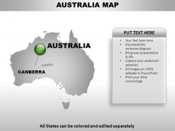 Australia country powerpoint maps