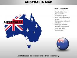 Australia country powerpoint maps